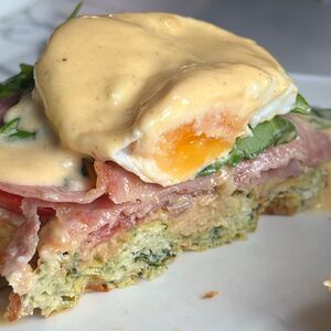 Вафля с ветчиной