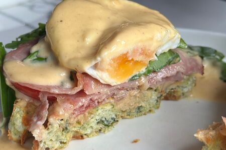 Вафля с ветчиной