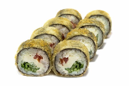 Жареный ролл овощной