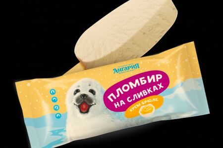 Пломбир на сливках крем-брюле