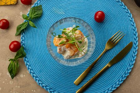 Креветки в чесночном соусом