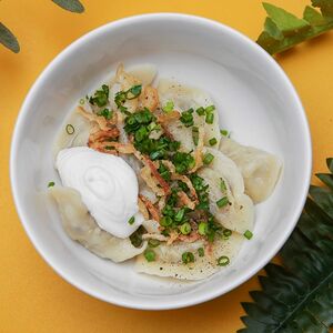 С картошкой и грибами