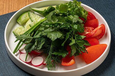 Свежие овощи