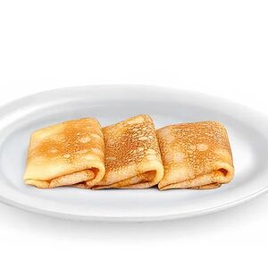 Блинчики с грибами и луком