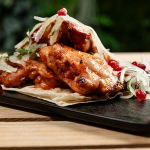 Шашлык из куриного филе бедра