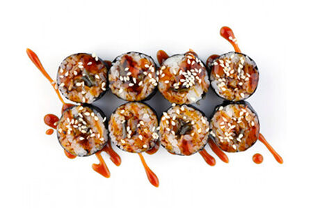 Маки с угрём