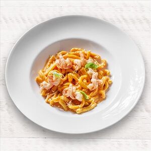 Казаречче с креветками