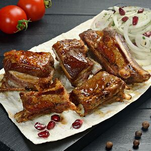 Шашлык из бараньих рёбрышек