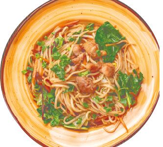 Лапша вок с курицей