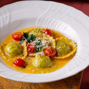 Равиоли со шпинатом и рикоттой