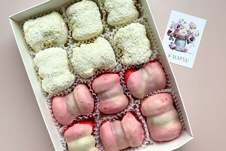 Набор макарон Клубника в шоколаде, Рафаэлло M