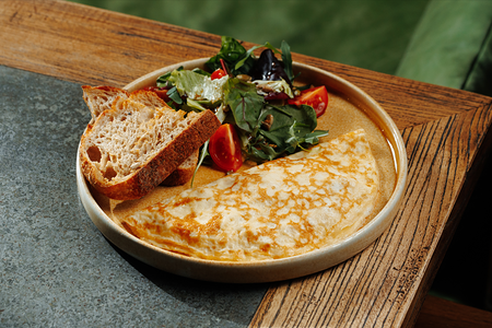 Омлет с ветчиной