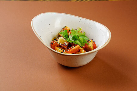 Салат с баклажаном х