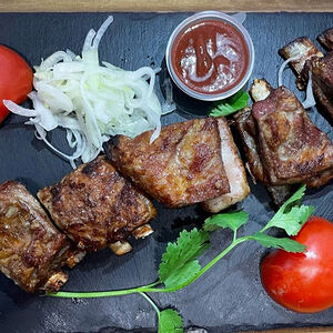 Шашлык из бараньих семечек