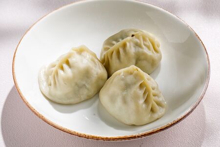 Манты с рубленым ягненком и индейкой