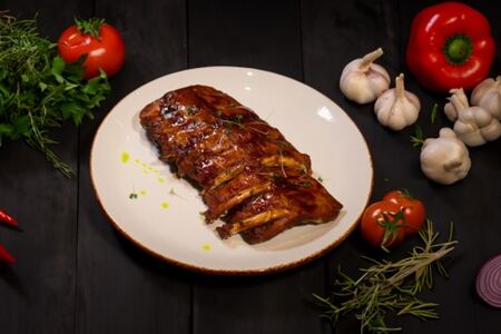 Свиные рёбра барбекю 