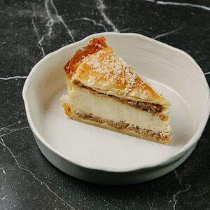 Чизкейк-пахлава с грецким орехом
