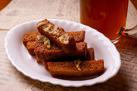 Гренки с чесноком