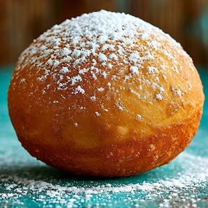 Пончик с заварным кремом