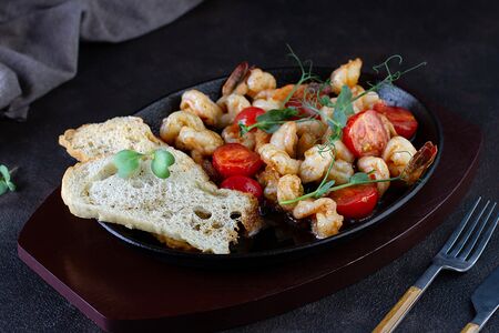 Креветки в сливочном масле