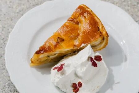 Яблочный пирог с фейхоа