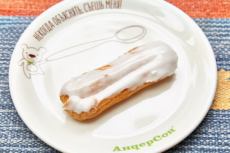 Домашний ванильный эклер