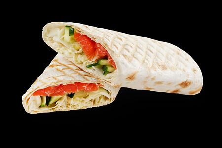 Шаурма с лососем