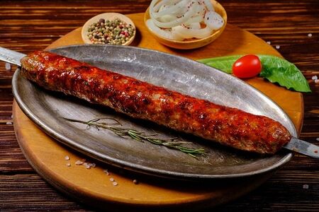 Люля-кебаб из баранины и говядины