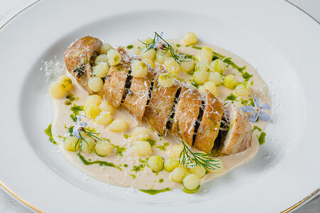 Социски из курицы с грибами