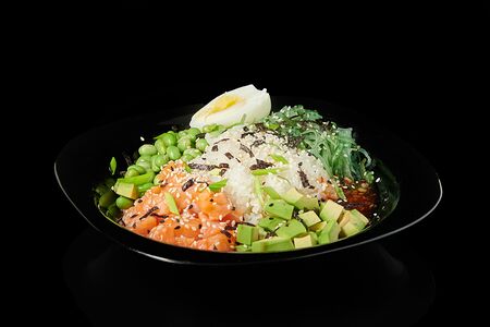 Поке с лососем 