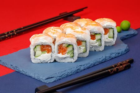 Эби с лососем