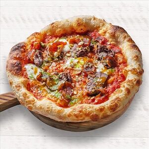 Пицца с говядиной и хурмой Премиум тесто