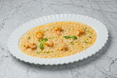 Ризотто с креветками