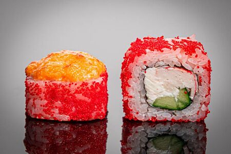 Запечённая Калифорния с крабом