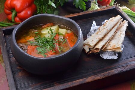 Шурпа с бараниной 