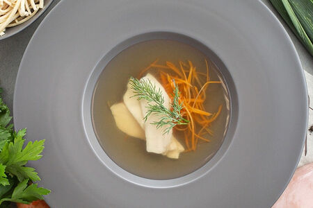 Суп куриный с лапшой