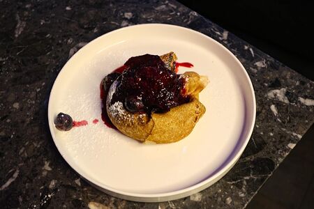 Блины Крем-чиз с конфитюром 