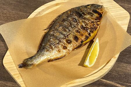 Дорадо на мангале