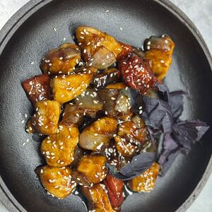 Курочка терияки с овощами пор