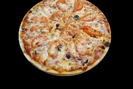 Пицца с куриным филе