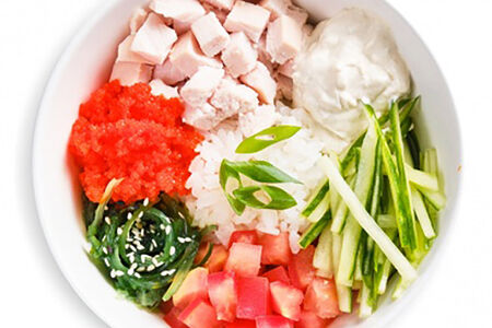 Поке с курицей