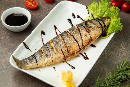 Сибас запеченный