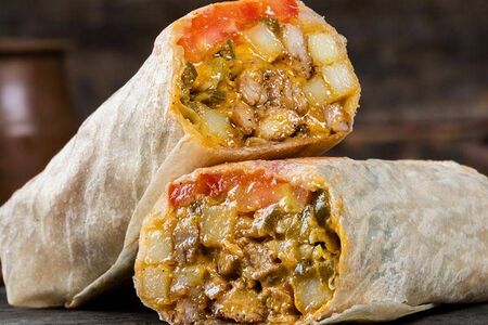 Шаурма зимняя с курицей