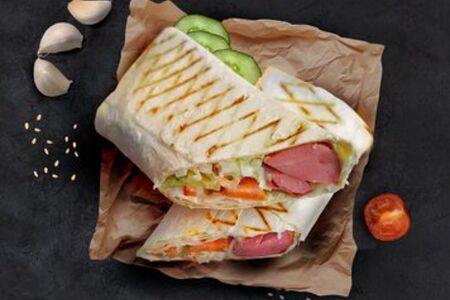 Шаурма с сосиской