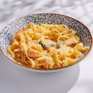 Тальятелле с форелью