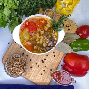 Шурпа с говядиной