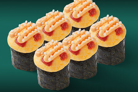 Суши запеченные с тунцом 6 шт