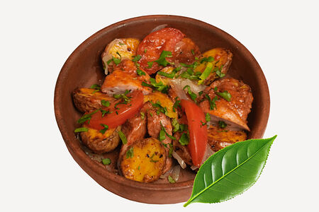 Оджахури с растительным мясом