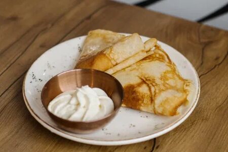 Блины с кремом Мильфей (сладкие)