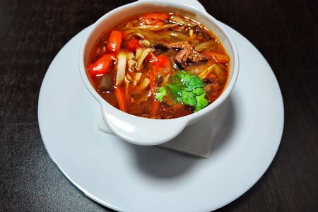 Лагман с говядиной